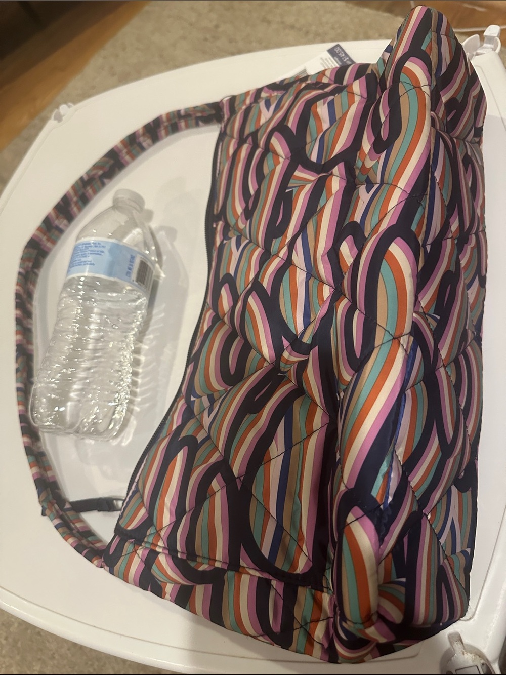 Vera Bradley Quilted Crossbody Shoulder Bag in Purple Multi